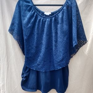 Claudia Richard Women's 3X Navy Shirt